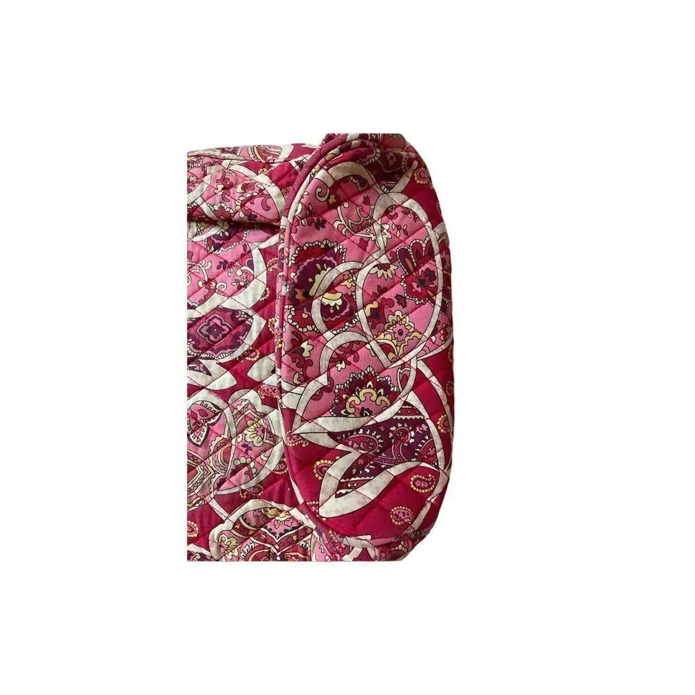 Womens Vera Bradley Red Paisley Rosie Posey Crossbody Purse